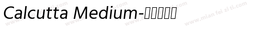 Calcutta Medium字体转换